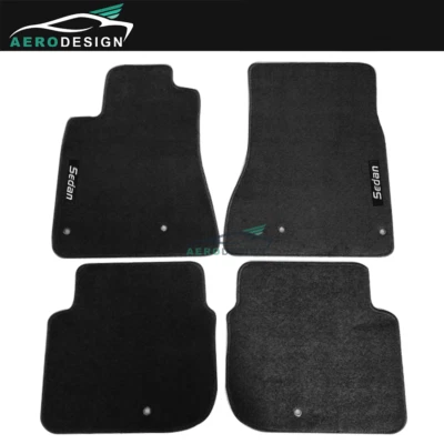 For 98-05 Lexus GS300 GS400 GS430 Black Nylon Floor Mat Carpet 4PCS w/ Sedan Foto 1 de 4