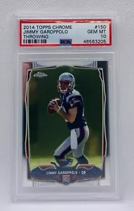 JIMMY GAROPPOLO Rookie 2014 Topps Chrome #150 RC PSA 10 Throwing Variation - Picture 1 of 2