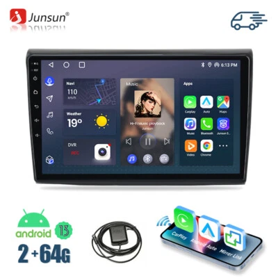 64G für Fiat Bravo 2007-2012 Android 13 Autoradio CarPlay GPS Navi RDS BT DE - Bild 1 von 4