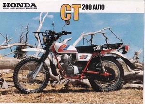 1984 HONDA CT200 AUTO AG Farm Bike 2p Australian Brochure - Picture 1 of 1