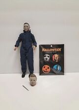 NECA Michael Myers 8" Clothed Action Figure Halloween II w/ Pinback Button Set