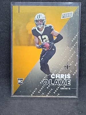 2022 Panini National Convention Chris Olave Orange #58/199 #RC8 Saints - Image 1 of 2