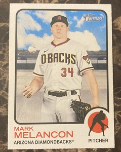 2022 Topps Heritage MLB Mark Melancon Baseball Card #234 Arizona Diamondbacks 