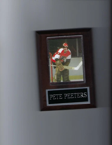PETE PEETERS PLAQUE PHILADELPHIA FLYERS HOCKEY NHL Cover