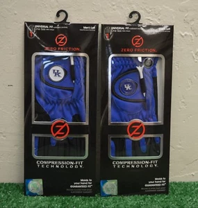 2 guantes de golf para hombre Zero Friction LH ajuste universal - Kentucky Wildcats - azules - Imagen 1 de 1