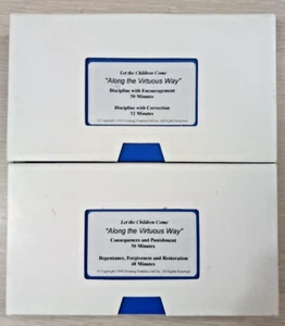 2x VHS Let the Children Come - Along The Virtuous Way - Discipline Consequences - Picture 1 of 5