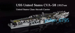 Kit stampa portaerei classe 1/700 USS United States G-134 CVA-58 modello bianco - Foto 1 di 5