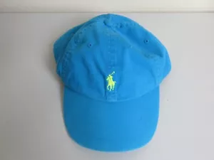 Polo Ralph Lauren Mens Classic Cap Cotton Strap Back Hat Size OS - Blue (NWT) - Picture 1 of 8