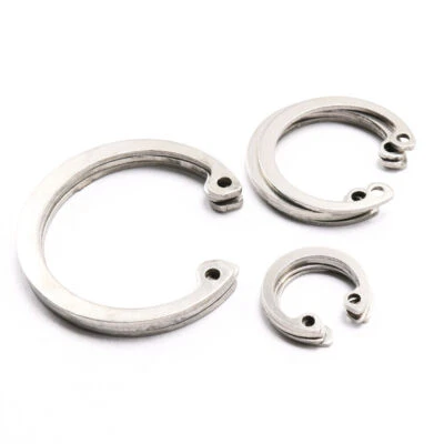 Ф8mm - Ф100mm Anillo de retención interno Circlip Snap Ring 304 Acero inoxidable Foto 1 de 4