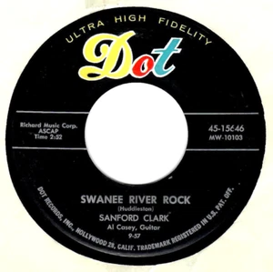 45RPM 'SANFORD CLARK ' SWANEE RIVER ROCK ' EXC ' ROCK ' ROCKER - Imagen 1 de 2
