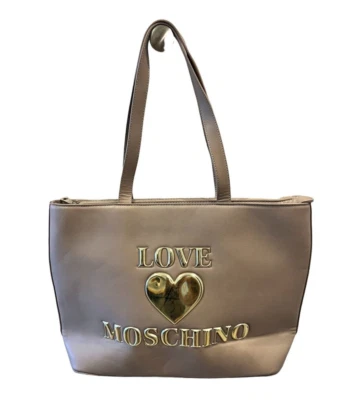 Bolso Shopper Love Moschino Gris Nuevo Con Etiquetas Foto 1 de 3