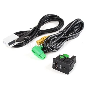 AUX IN Interface Adapter Kabel Für VW RCD510 / RNS315/ RCD030 / RCD300 / RNS510 - Bild 1 von 8