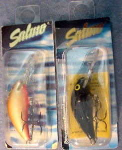 2 ~Salmo Hornet H5S SINKING 1/4 oz Depth 10-13' (CW) Crawfish & (BT) Black Tiger - Picture 1 of 6