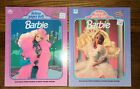 Lot vintage de 2 poupées en papier Barbie Deluxe