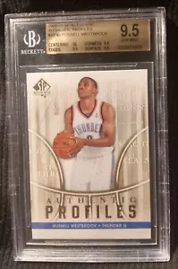2008 SP Authentic Russell Westbrook GEM MINT AP-49 "AUTHENTIC PROFILES" RC BGS - Picture 1 of 5