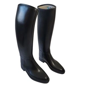 Derby Damen gefütterte schwarze Gummi Reitstiefel Gr. 39M Reitsport Western Pferde - Bild 1 von 12
