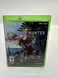 MONSTER HUNTER WORLD (Xbox One) DISCO DE JUEGO Y ESTUCHE PROBADO - Imagen 1 de 3