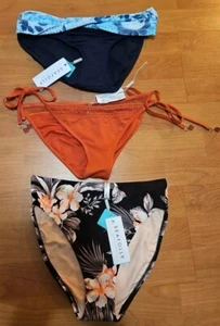 Lot Of 3 Seafolly Women's  Bikini Bottom Swimsuit  USA Sz 6 - Picture 1 of 8