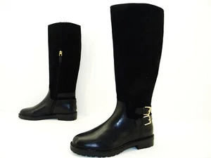 Botas de mujer Lauren Ralph Lauren Emelie botas altas hasta la rodilla talla 39 negras - Imagen 1 de 12