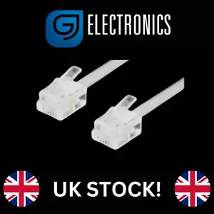 RJ11 Plug / RJ11 Plug (3m/5m) Telephone / Modem / Broadband /phone - Picture 1 of 1