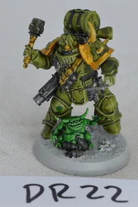 Warhammer 40k, Death Guard, Nurgle, Plague Marine Hero model x1, Lot #DR22 - Picture 1 of 4