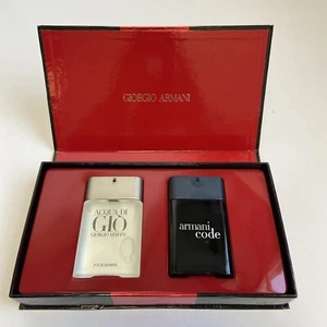 Giorgio Armani Acqua Di Gio/Armani Code Gift Set - Picture 1 of 5