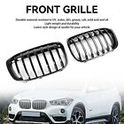2PCS Gloss Black Front Kidney Grille Grill Fit BMW X1 F48 F49 2016-2018 A5