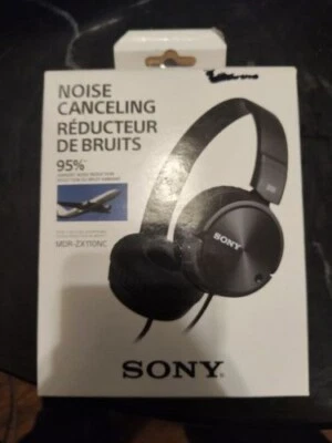 Auriculares con cable Sony MDR-ZX110NC con cancelación de ruido Foto 1 de 4