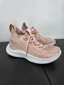 Under Armour Curry 8 Flow Mens M7/W8.5 Light Pink Basketball Shoes 3024432-601 - Picture 1 of 15