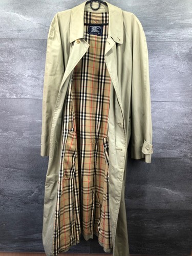 Giacca di lusso vintage da uomo Burberrys Heritage trench taglia XL
