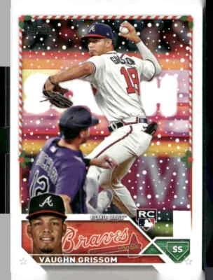 2023 Topps Holiday #H107 Vaughn Grissom - Image 1 of 2