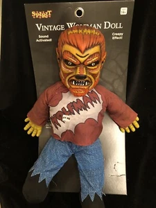 Vintage WOLF MAN Puppe Spirit Halloween 2021 Universal Monster Werwolf Wolf Man - Bild 1 von 4