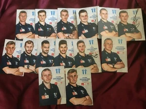 14xAutogramm WISLA PLOCK-Handball POLEN-Set/Sammlung/Satz-handsigniert-AK - Picture 1 of 2