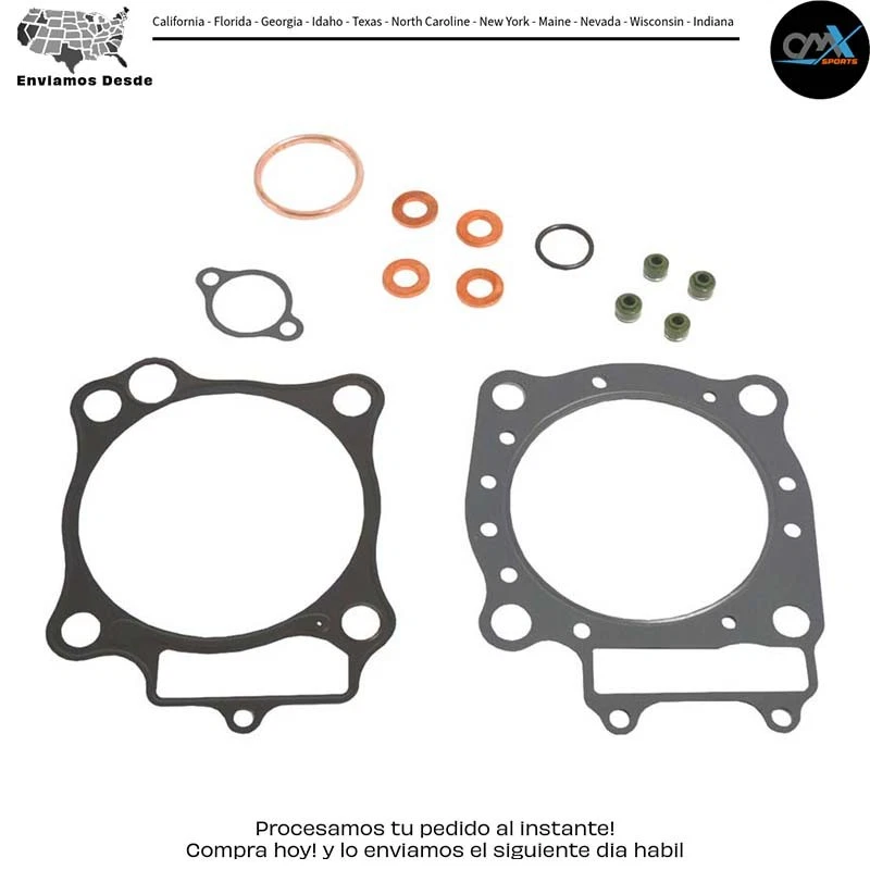 KIT DE EMPAQUES SUPERIORES SIN EMPAQUE DE TAPA DE VÁLVULAS HONDA CRF450R Foto 1 de 3