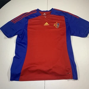 Adidas FC Basel 2013/2014 maglia calcio home rossa uomo taglia small manica corta - Foto 1 di 7