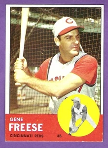 1963 Topps - #133 Gene Freese - Cincinnati Reds - ExMt - Bild 1 von 2