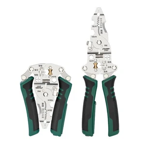 Wire Stripper Pliers Foldable Multifunctional Cable Crimper for Electricians - Picture 1 of 12