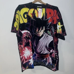 Hiptrack Dragon Ball Z  x Super Goku Black Lightning AOP T-Shirt NWT - Picture 1 of 9