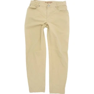 Pantalones de mezclilla rectos regulares beige Joker Harlem Walker para hombre W33 L32 (64623) - Imagen 1 de 6