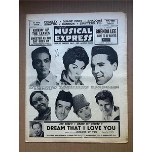 VARIOUS 1960 NME MAGAZINE NOVEMBER 11 1960 - Elvis presley/shadows/drifters + lo - Picture 1 of 2