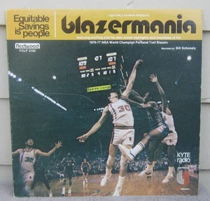 Vintage 1976-77 Portland Trailblazers BLAZERMANIA LP Bill Schonely NBA Champions - Picture 1 of 3