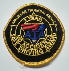 American Trucking Assns. 1 Jahr No Accidents Safe Driving Award Patch unbenutzt - Bild 1 von 2