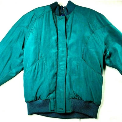 Lifestyles Mulberry Street Jacket Women's Small Green Insulated Zip Up New - Image 1 of 4