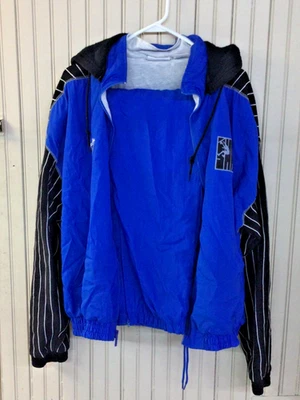 Vintage Reebok Shaquille O'Neal Orlando Magic Mens L Hooded Jacket/ Wind Pants - Image 1 of 4