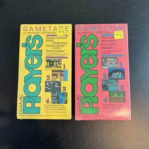 Sealed Game Players Gametape Vol 1 No.1+2 VHS Tape Nintendo Cartridges Game Tips - Picture 1 of 13