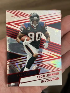 2025 Panini Revolution Andre Johnson Red Swirl Houston Texans #188 - Picture 1 of 2
