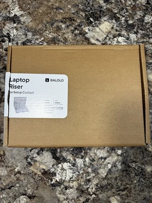 Balolo Laptop Riser for Setup Cockpit Black Steel - Mint - Image 1 of 2