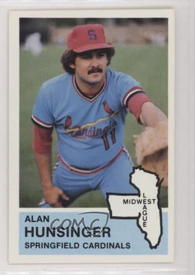 1982 Fritsch Midwest League Stars of Tomorrow Alan Hunsinger #276 - Image 1 of 2
