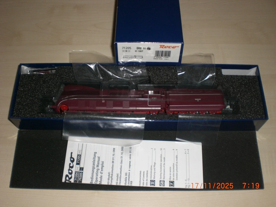 Roco 71205 Dampflokomotive Baureihe 01.10 der Deutschen Reichsbahn   NEU/OVP - Bild 1 von 1