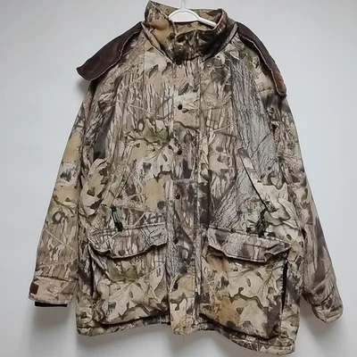 Remington Camo Lined Men's Hooded Full Zip Hunting Jacket Size 2XL? Tall-no Tag - Image 1 of 4